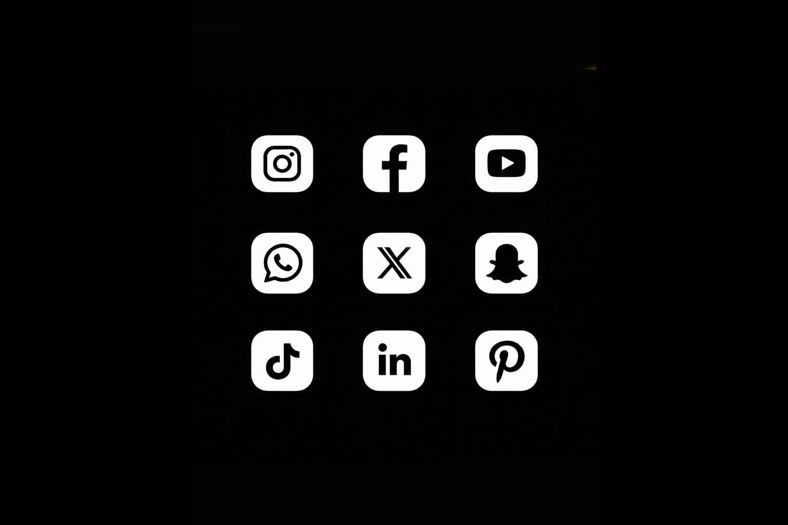 Social Media Marketing icons JIM Associates